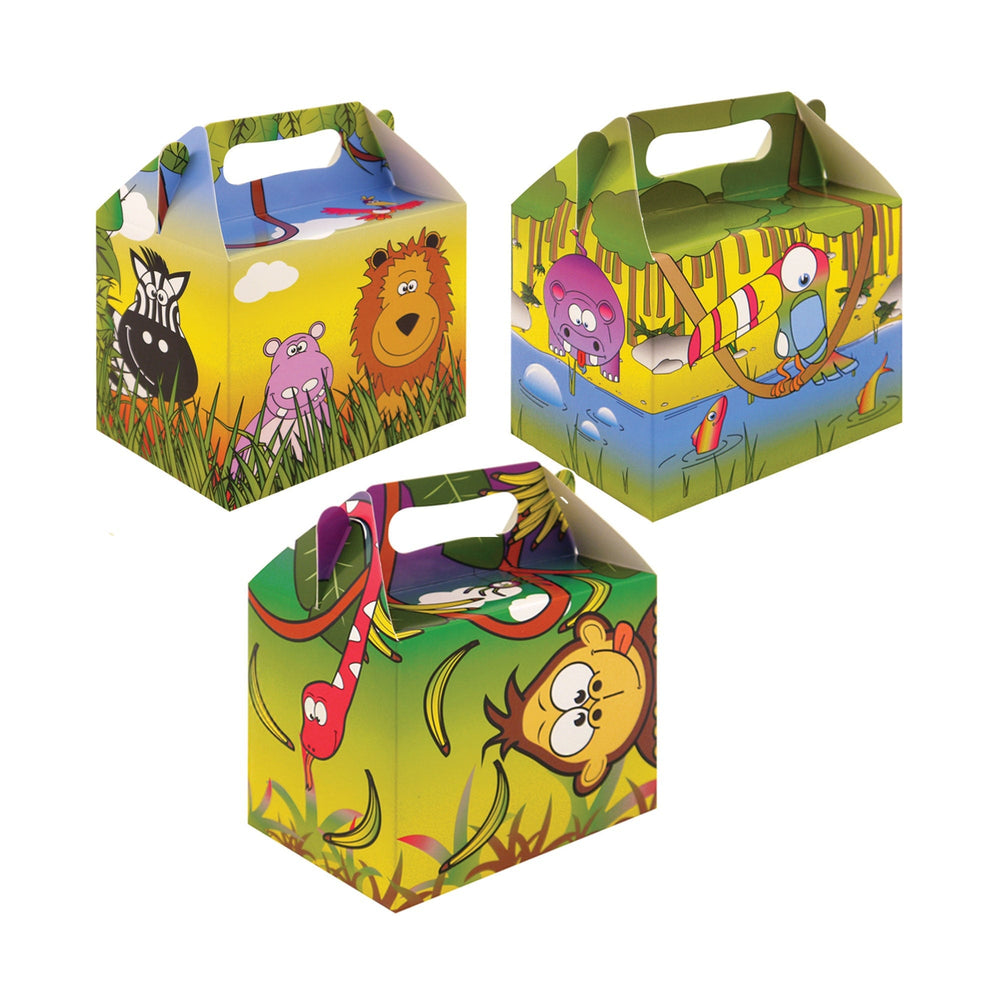 Jungle Lunch Box, Personalised Safari Lunch Box, Custom Name Lunch Box,  Children's Animal Lovers Snack Box, Kids School Essentials