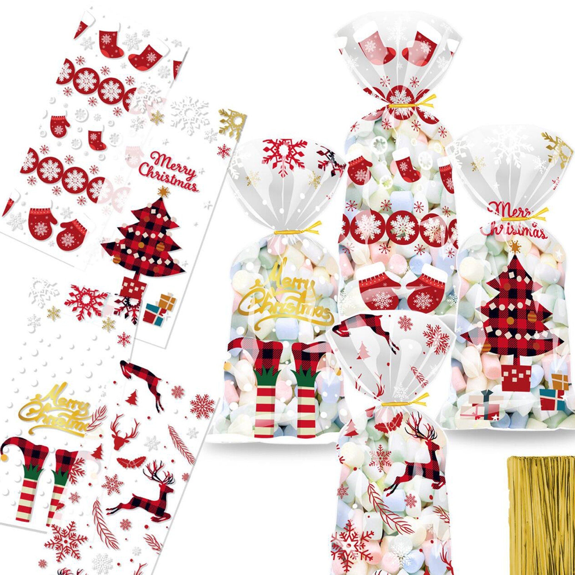 Snoopy Christmas Treat Bags - Happy Holidays | snoopn4pnuts.com